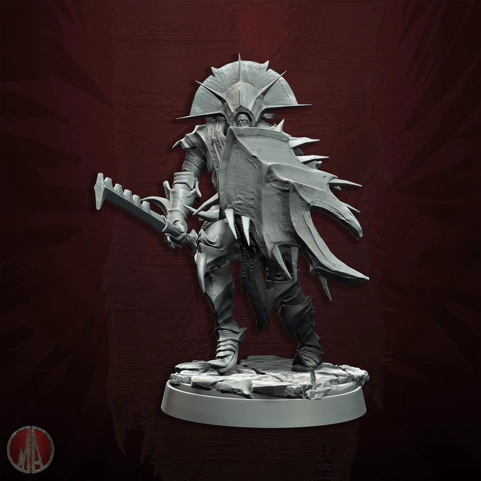 3D printed Orc Warriors miniature figures by Last Hope Miniatures, detailed orc warriors for tabletop gaming.