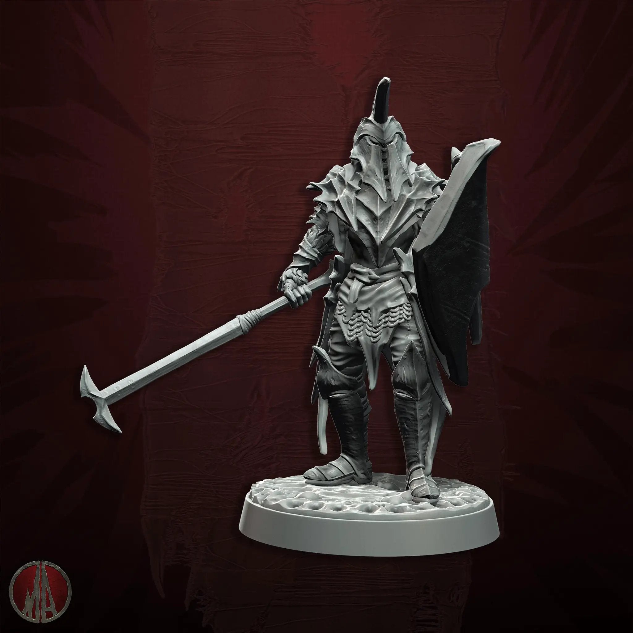 3D printed Orc Warriors miniatures by Last Hope Miniatures, featuring detailed orc figures from Monolith Arts.