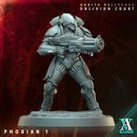 3D printed Phobians miniatures by Last Hope Miniatures for tabletop gaming, shown in detailed close-up view.