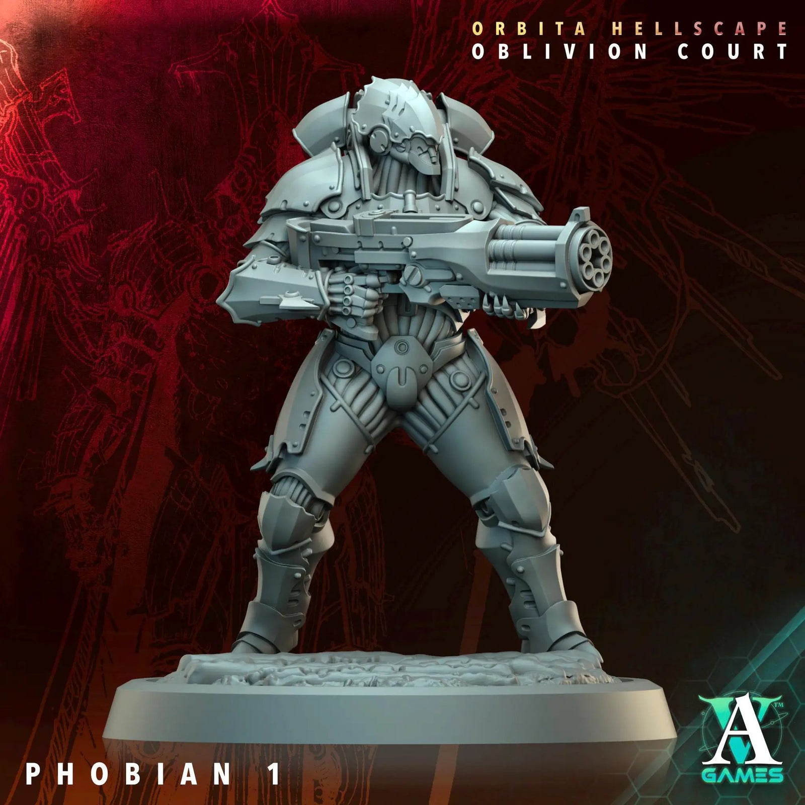 3D printed Phobians miniatures by Last Hope Miniatures for tabletop gaming, shown in detailed close-up view.