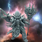 3D printed Supreme Sorcerer figurine by 3DArtGuy Miniatures, detailed miniature model with intricate magical design.
