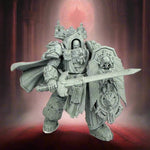 3D Printed Marine Champion miniature by Last Hope Miniatures, detailed 3DArtGuy design, showcasing a heroic marine figure.