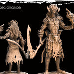 3D printed Necromancer miniature by Last Hope Miniatures, detailed dark sorcerer figure for tabletop gaming and collection.
