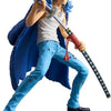 Trafalgar Law Grandista figure from One Piece by Banpresto, showcasing the detailed anime character in dynamic pose.