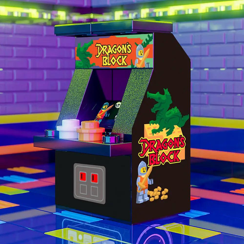 Dragon's Block Classic Arcade Machine by B3 Customs
