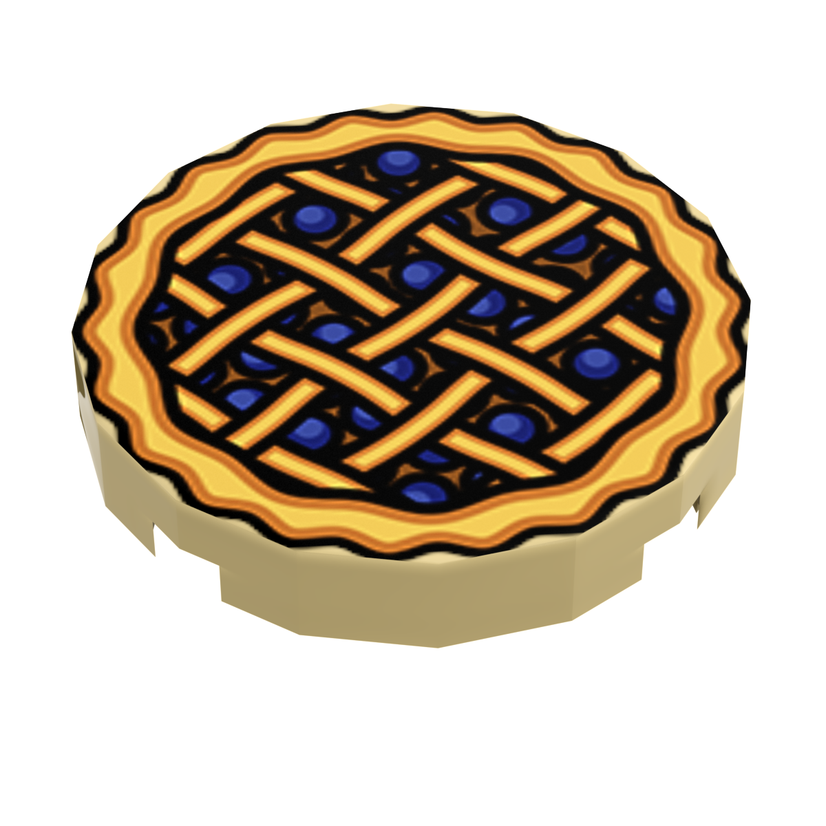 Blueberry Pie (2x2 Tile) by B3 Customs