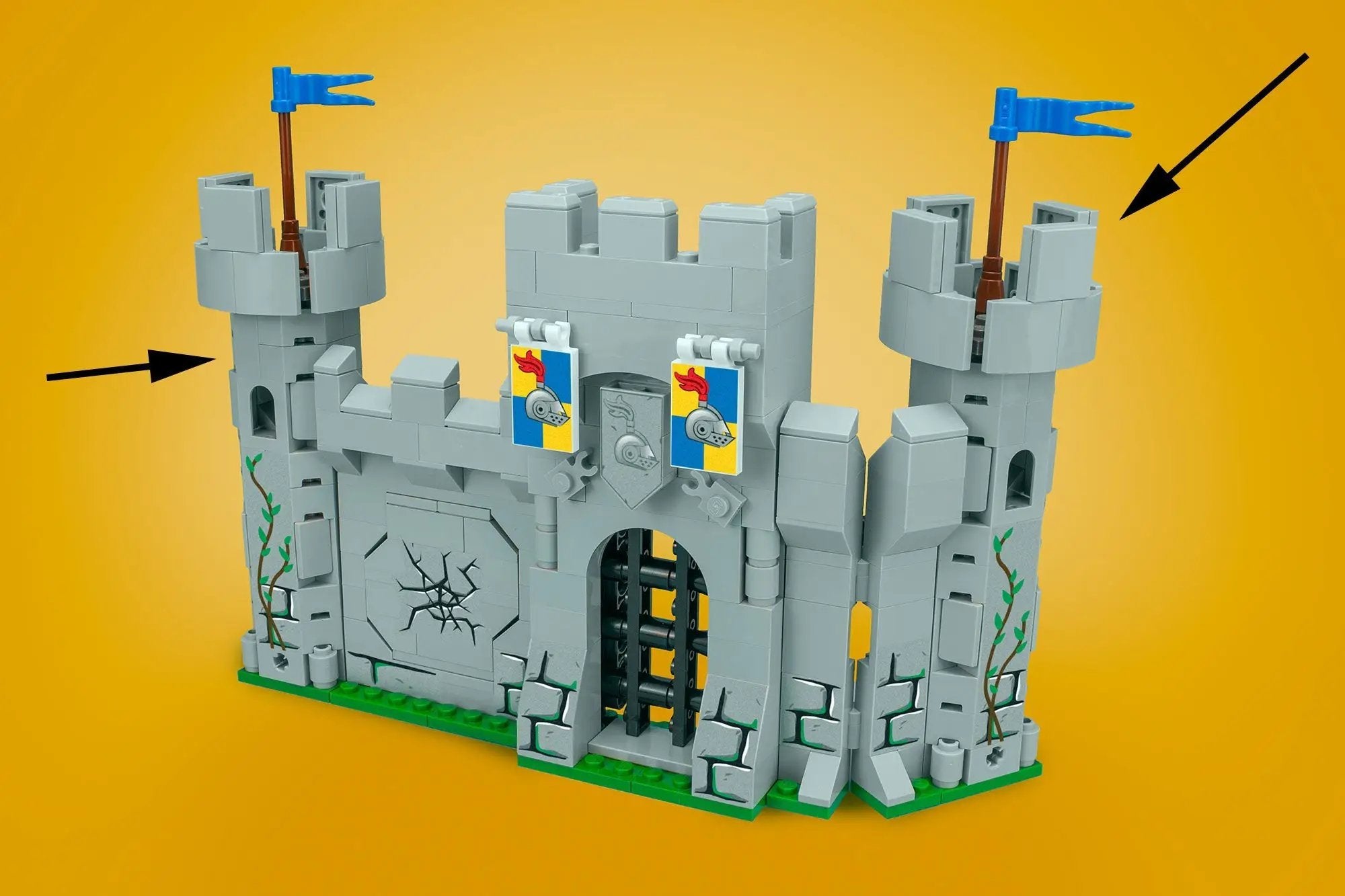 Castle Tower - Custom Castle Modular Building Set by B3 Customs