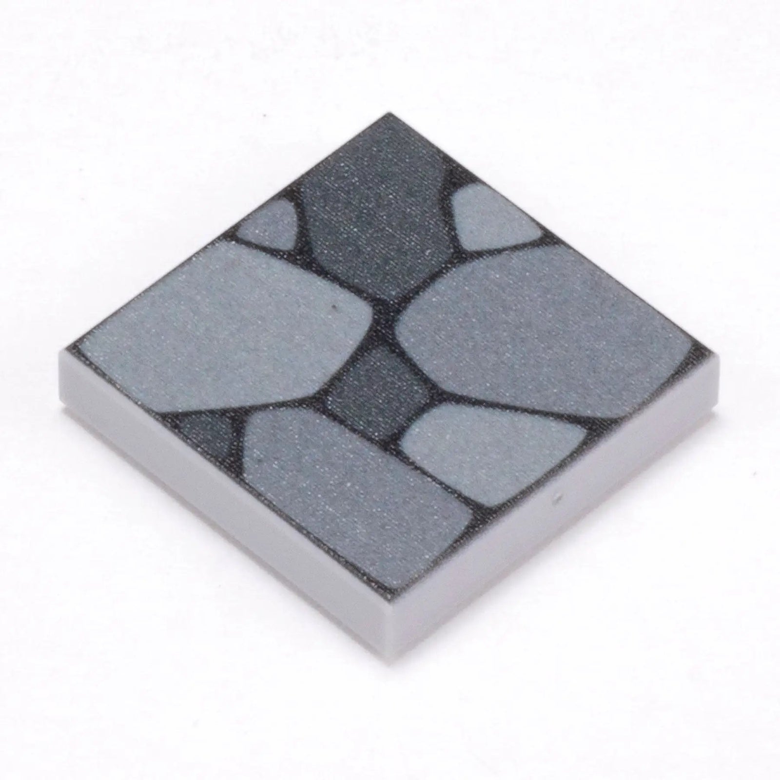 Cobblestone Flooring - Custom Printed 2x2 Tile made using LEGO part by B3 Customs