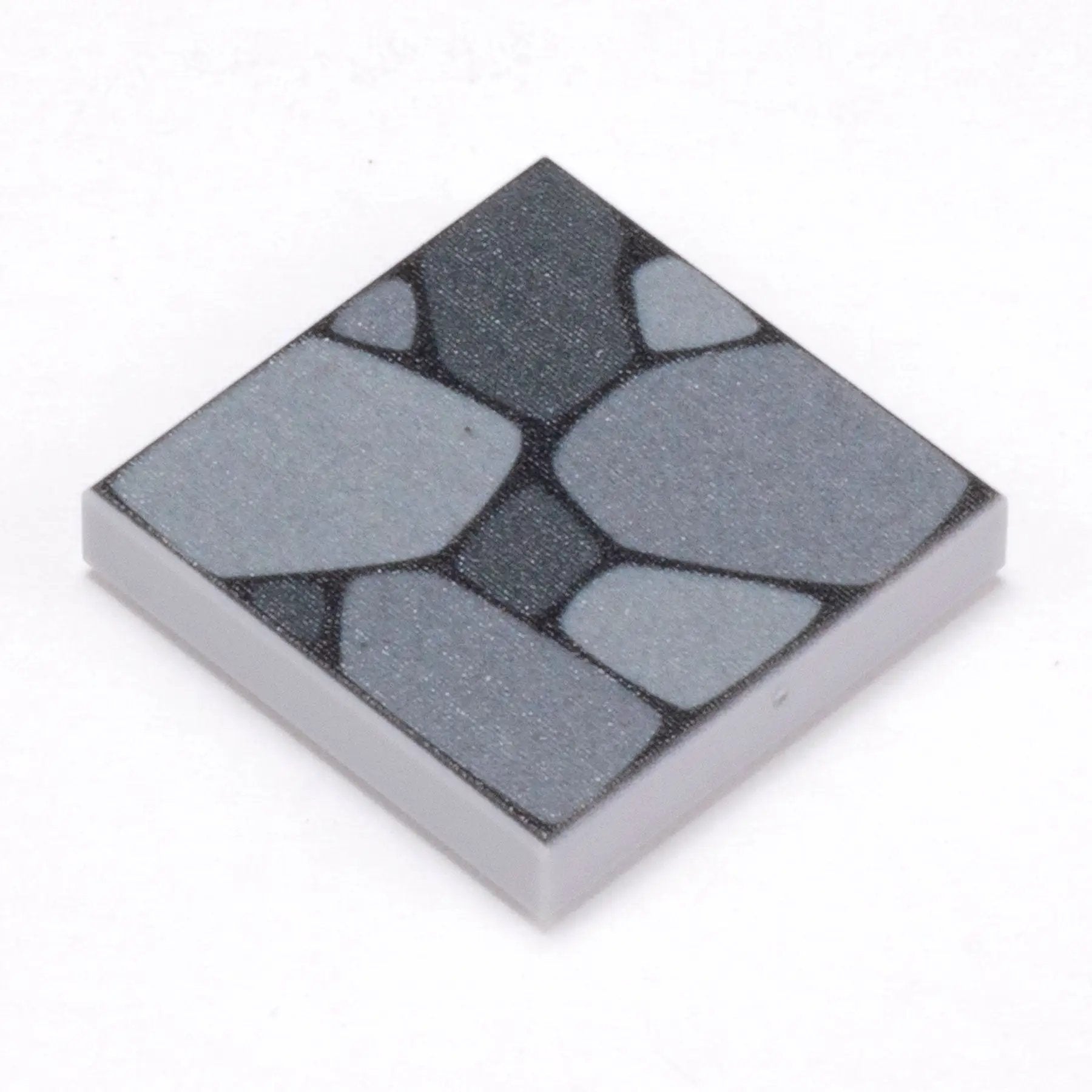 Cobblestone Flooring - Custom Printed 2x2 Tile made using LEGO part by B3 Customs