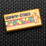 Gummy Studs - B3 Customs® Printed 1x2 Tile by B3 Customs