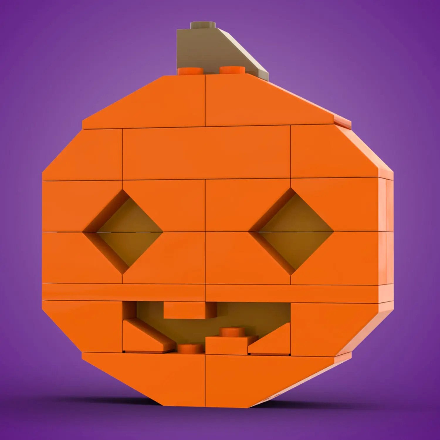 Halloween Jack-O'-Lantern B3 Customs Set made using LEGO parts by B3 Customs