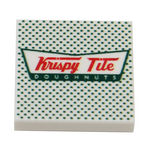 Krispy Tile Doughnuts Tile made using LEGO part - B3 Customs by B3 Customs