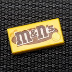 M&N's (Peanut) - B3 Customs® Printed 1x2 Tile made using LEGO part by B3 Customs