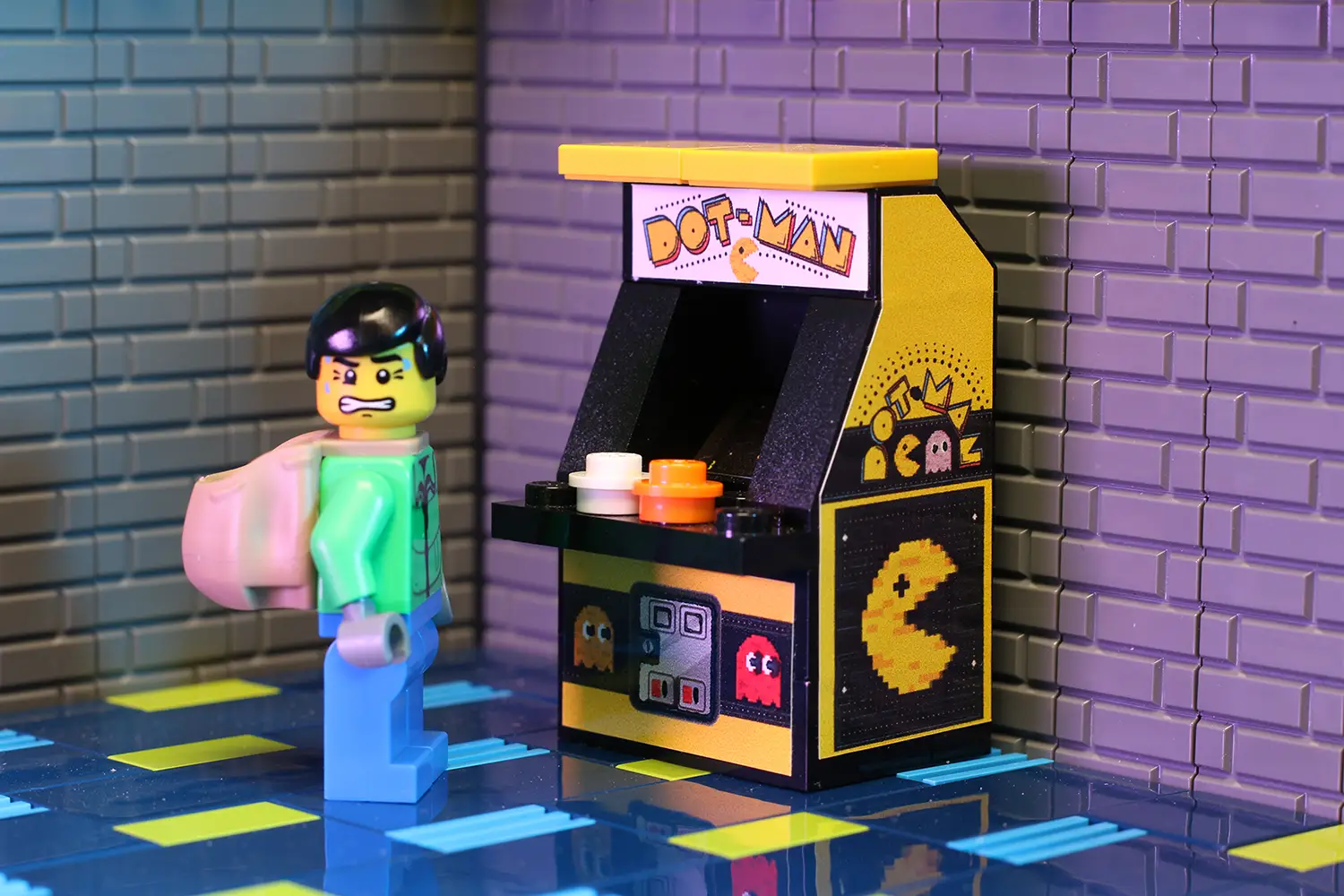 Dot-Man Classic Arcade Machine by B3 Customs
