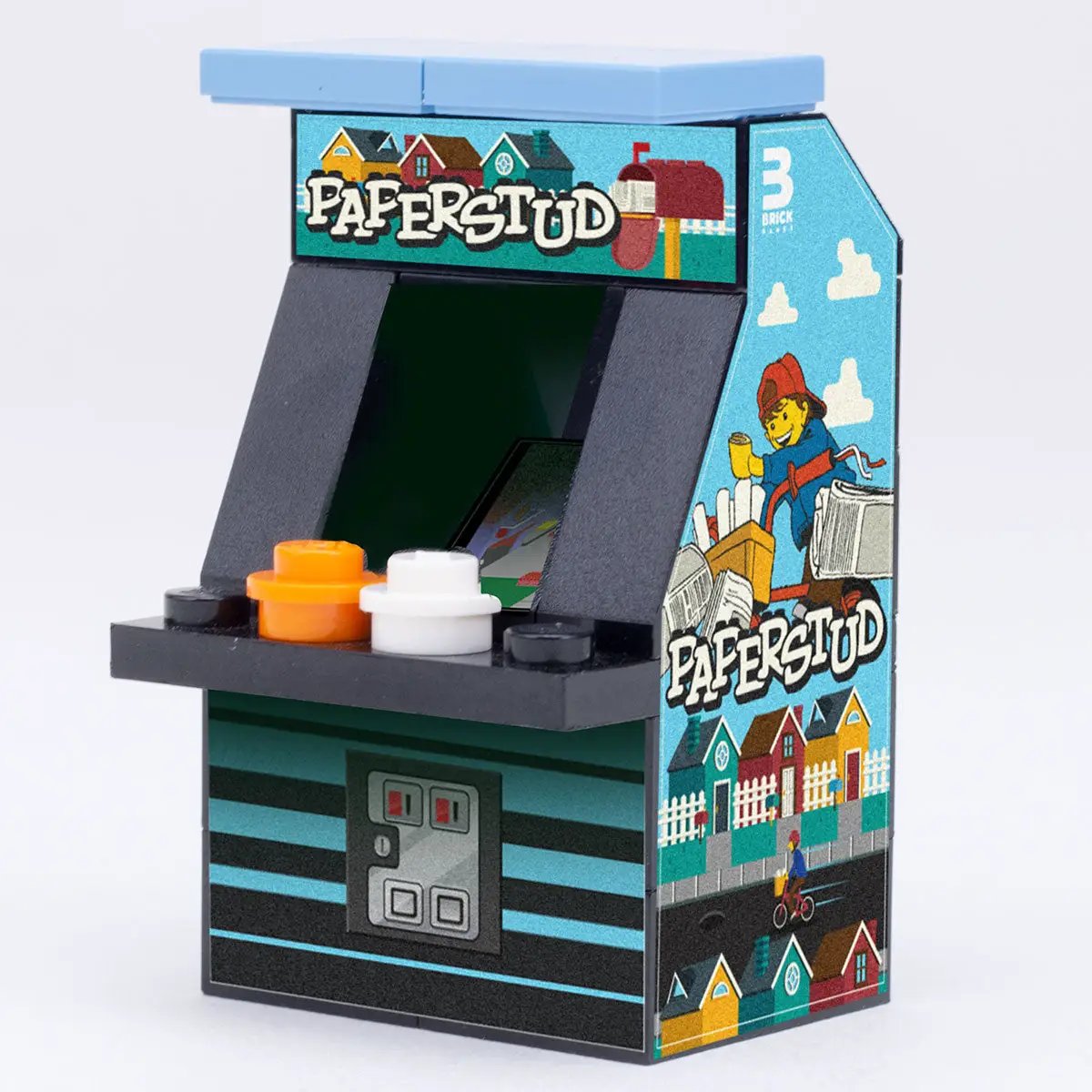 Paper Stud Classic Arcade Machine by B3 Customs