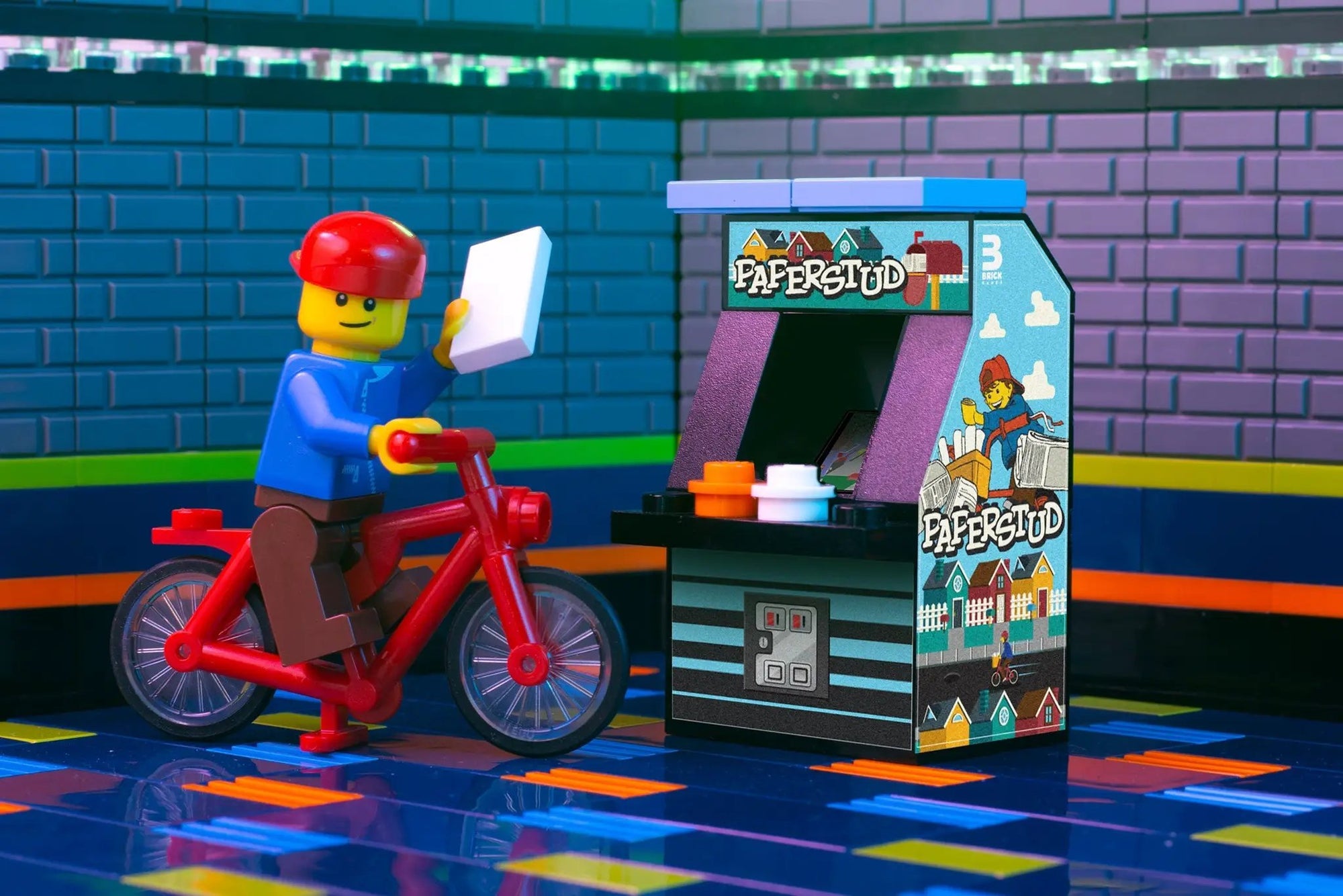 Paper Stud Classic Arcade Machine by B3 Customs