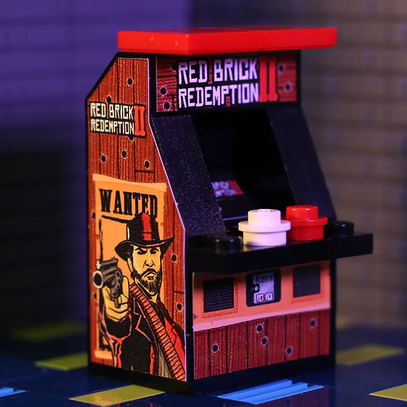 Red Brick Redemption II Classic Arcade Machine by B3 Customs