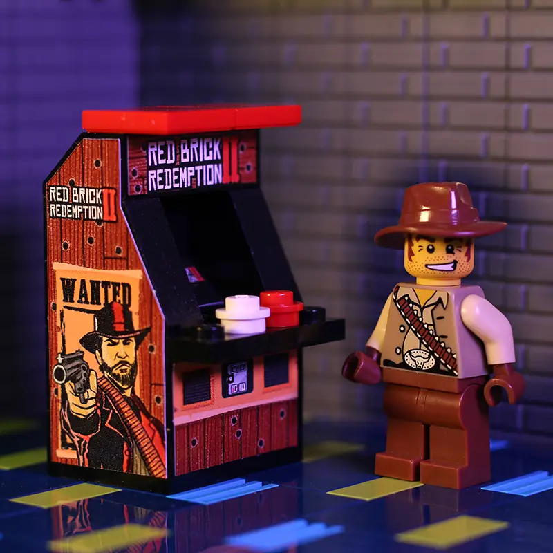 Red Brick Redemption II Classic Arcade Machine by B3 Customs