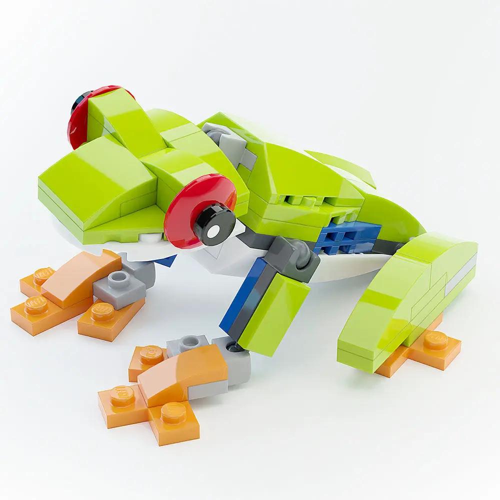 Red-Eye Tree Frog - Custom Building Set made using LEGO parts - B3 Customs by B3 Customs