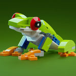 Red-Eye Tree Frog - Custom Building Set made using LEGO parts - B3 Customs by B3 Customs