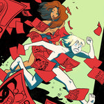 Comic book cover for Harley and Ivy: Life and Crimes #4 with vibrant artwork by Erica Henderson, published by Lunar Distribution.