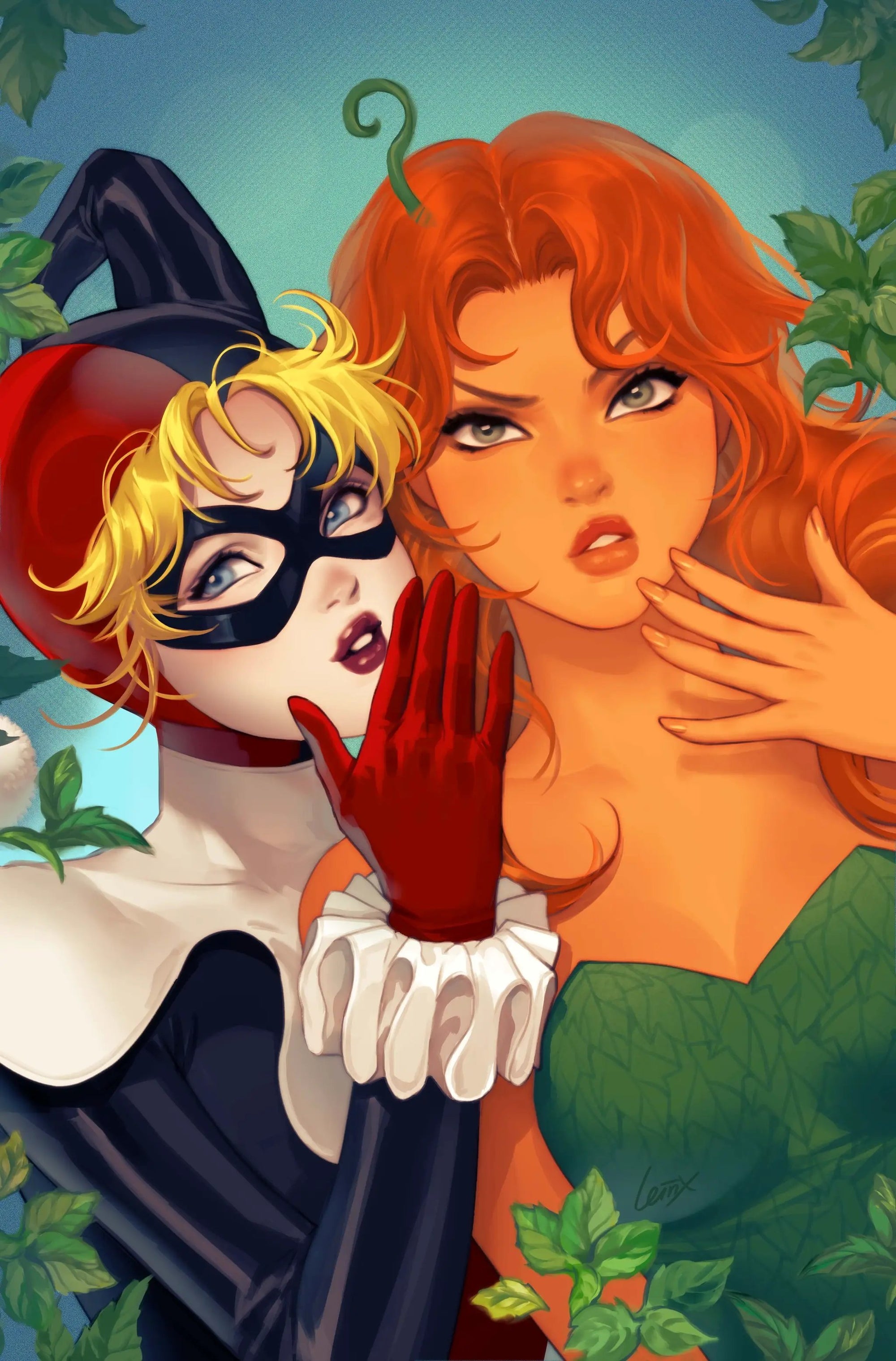 Comic book cover for Harley and Ivy: Life and Crimes issue 4 of 6, featuring vibrant artwork by Erica Henderson.