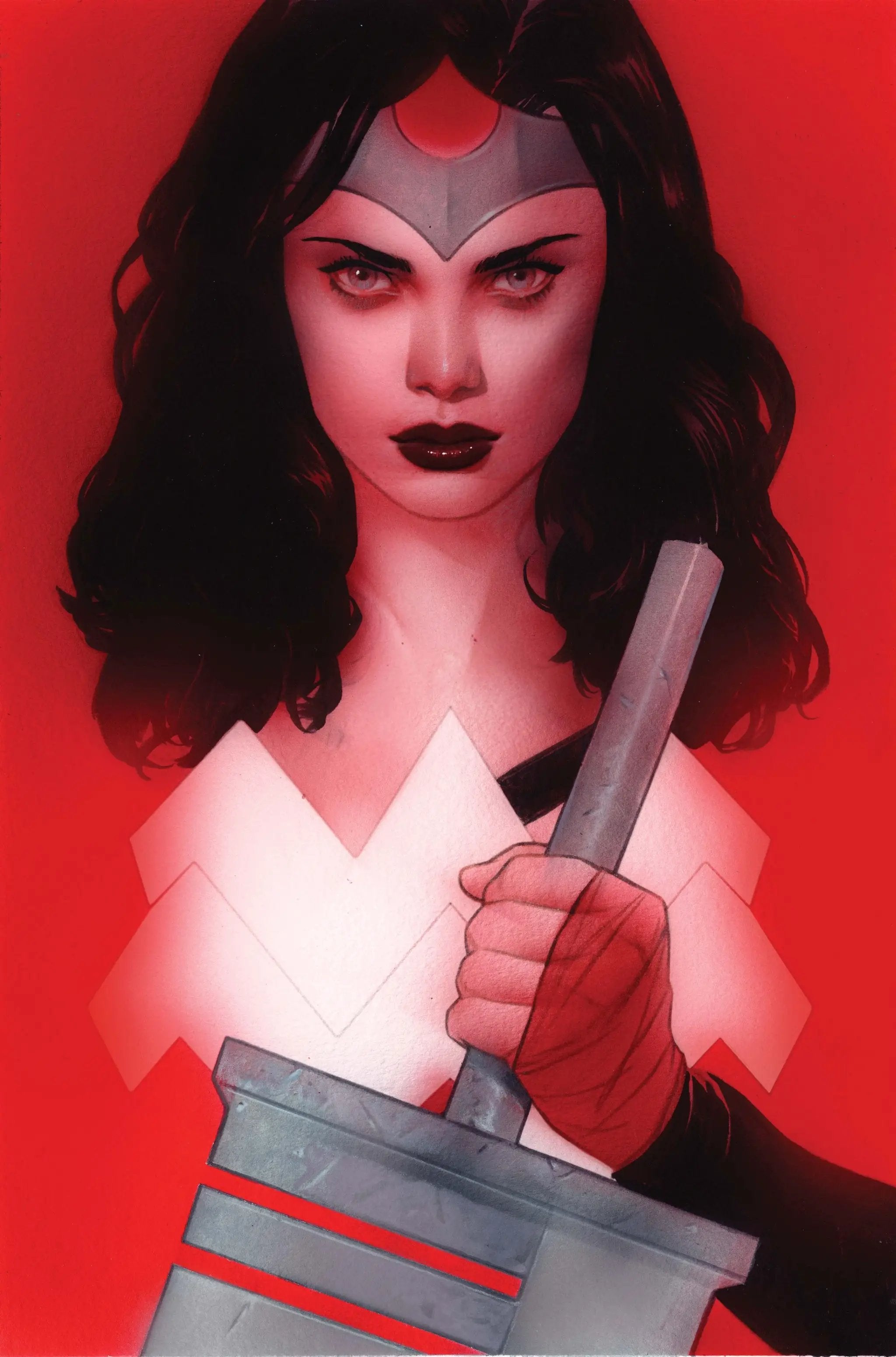 Cover of Absolute Wonder Woman #19 comic book by Lunar Distribution, featuring Wonder Woman in a dynamic pose.