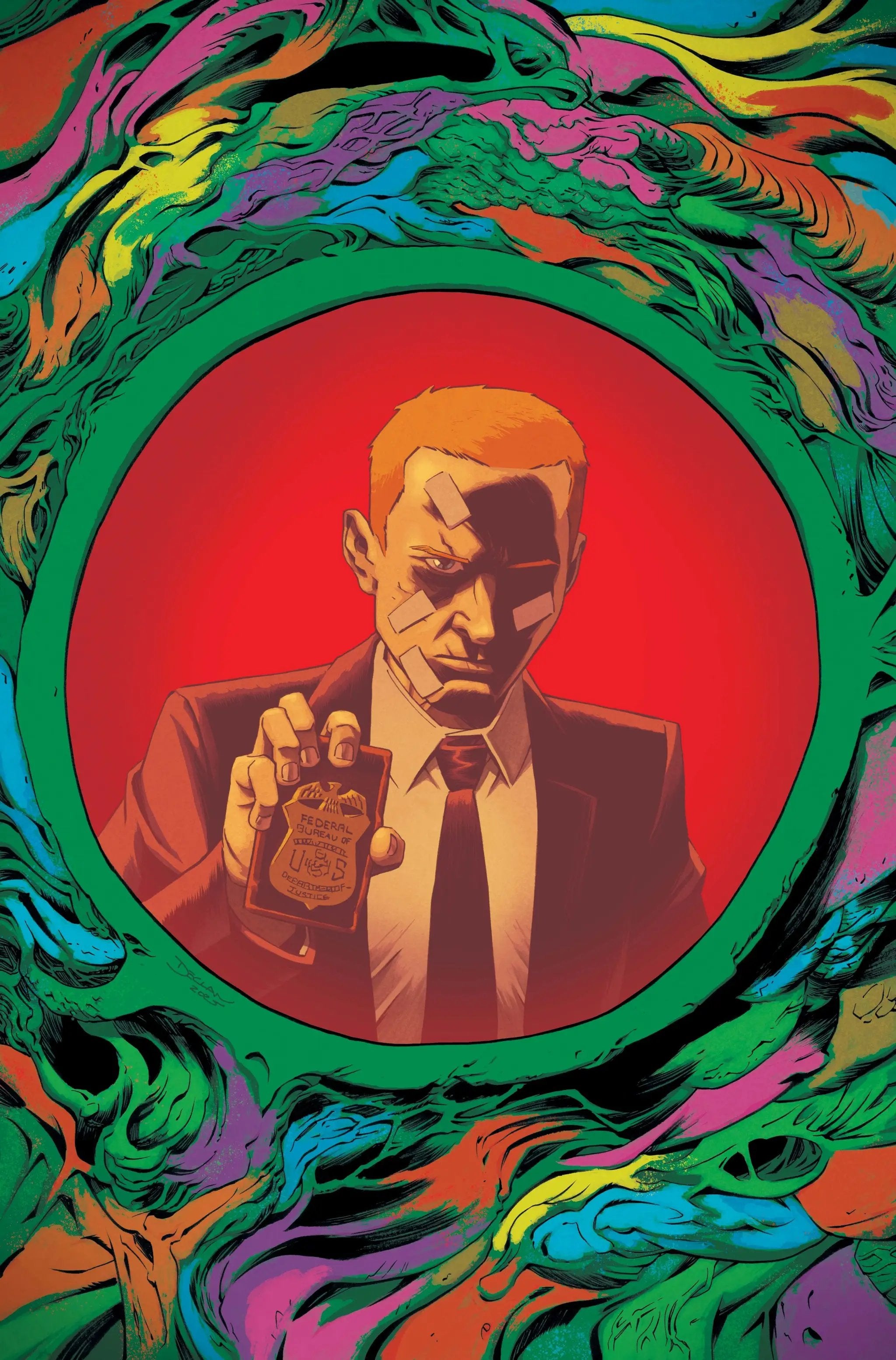Cover of Absolute Martian Manhunter #10 comic book published by Lunar Distribution, featuring Martian Manhunter in a dynamic pose.
