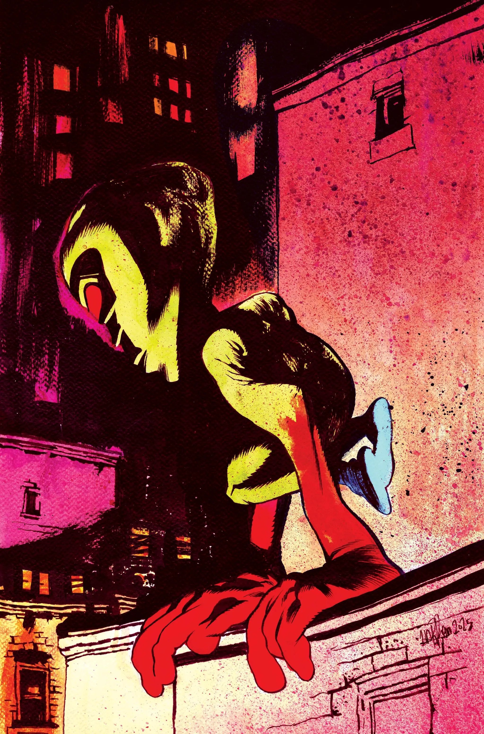 Comic book cover of Absolute Martian Manhunter #10 featuring Martian Manhunter by Javier Rodriguez, published by Lunar Distribution.