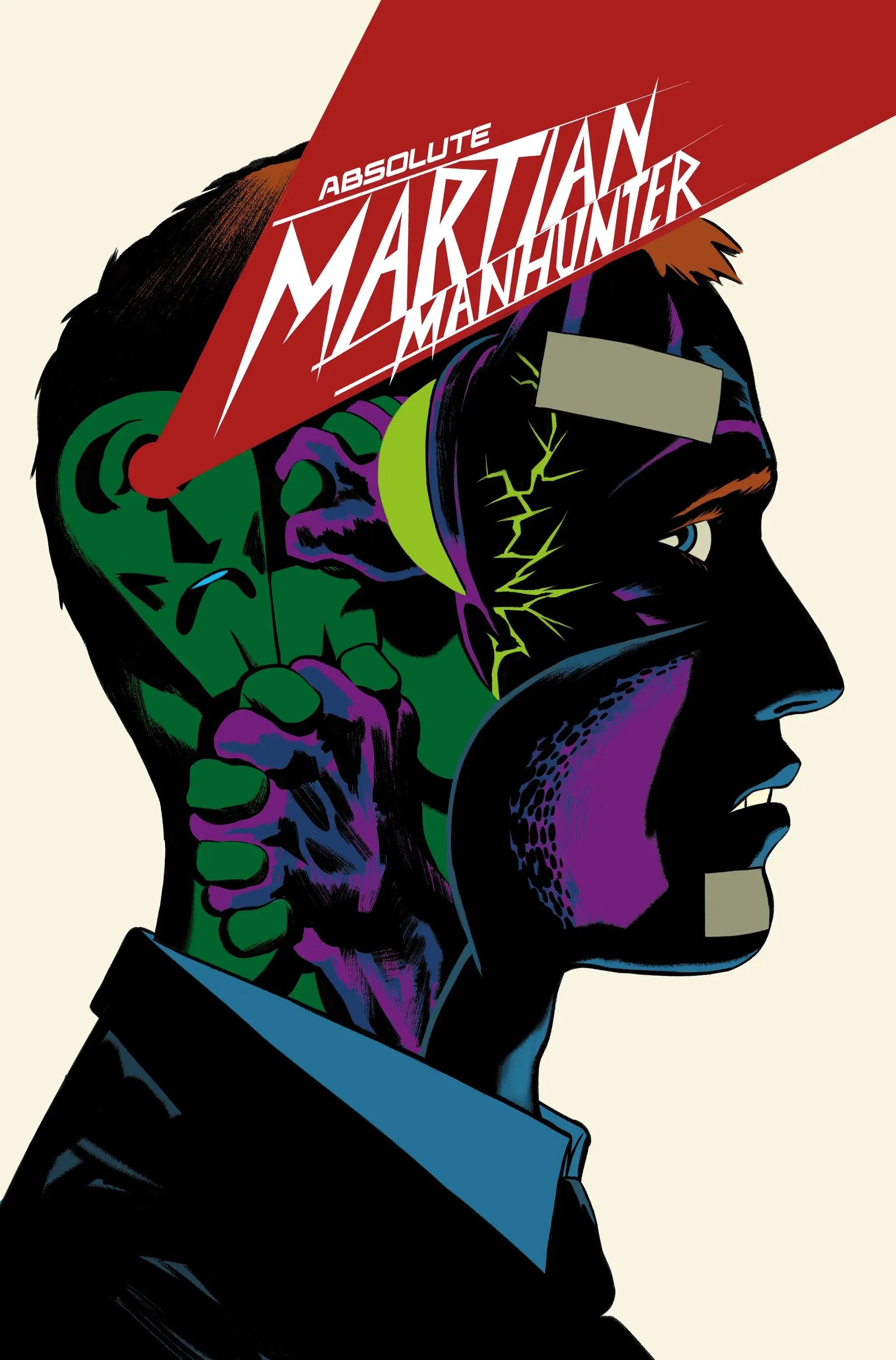 Cover of Absolute Martian Manhunter #11 comic book, featuring artwork by Javier Rodriguez with Martian Manhunter in a dynamic pose.