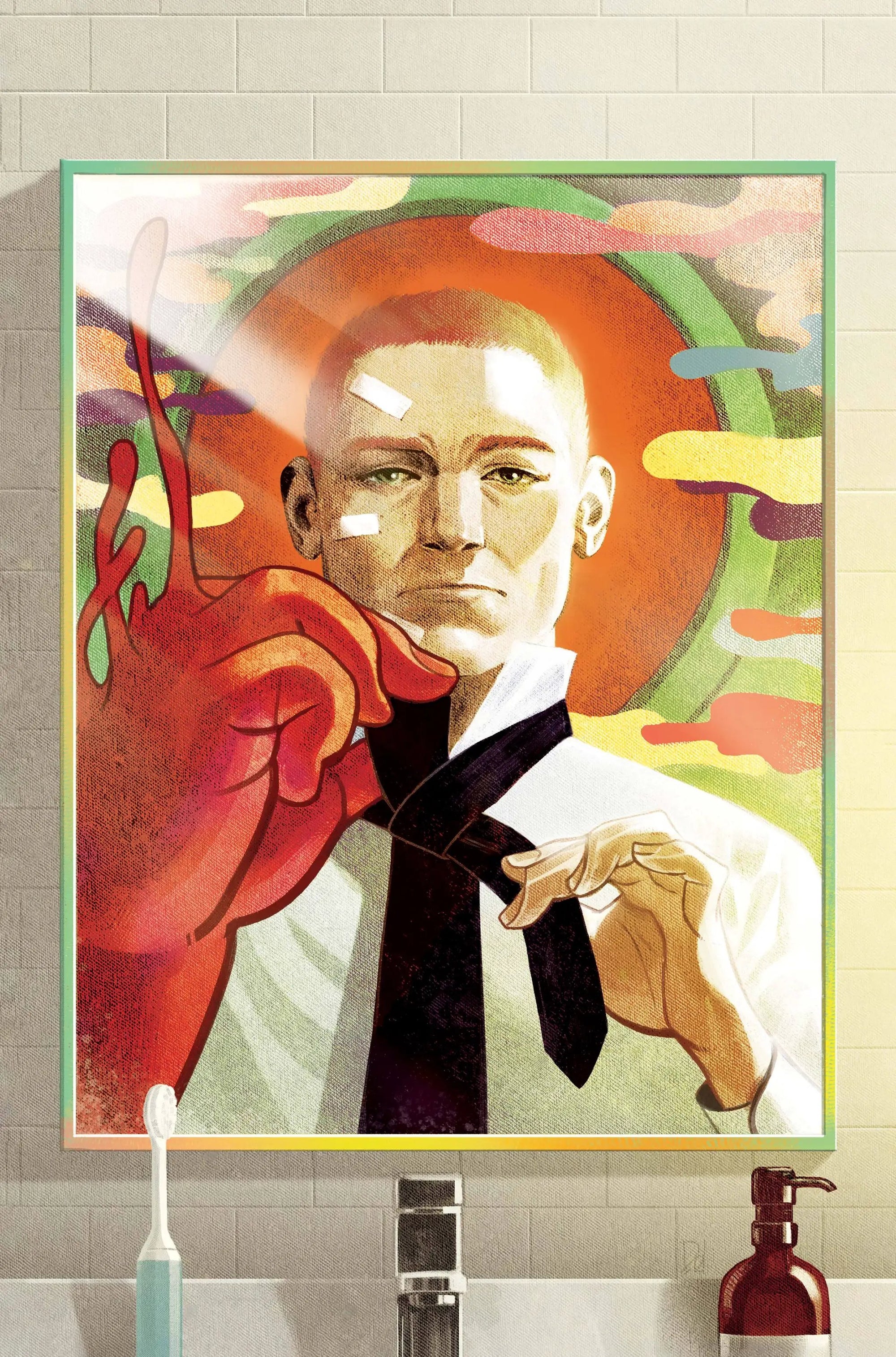 Comic book cover for Absolute Martian Manhunter #11 featuring Martian Manhunter by Javier Rodriguez, published by Lunar Distribution.