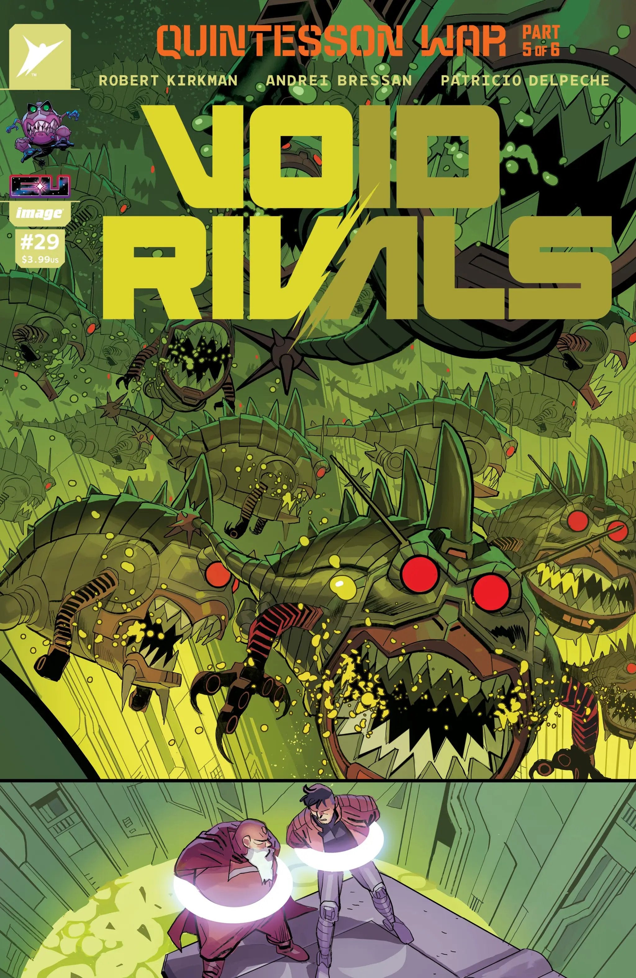 Comic book cover of VOID RIVALS #29 by Lunar Distribution, featuring vibrant artwork and dynamic characters.