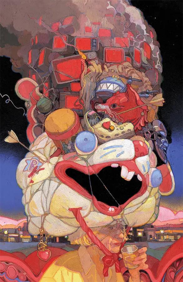 Cover of Exquisite Corpses #12 comic book by Lunar Distribution, featuring artwork by Michael Walsh with dark, detailed illustrations.