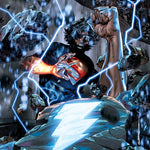 Cover of Absolute Superman #18 comic book published by Lunar Distribution, featuring Superman in a dynamic action pose.