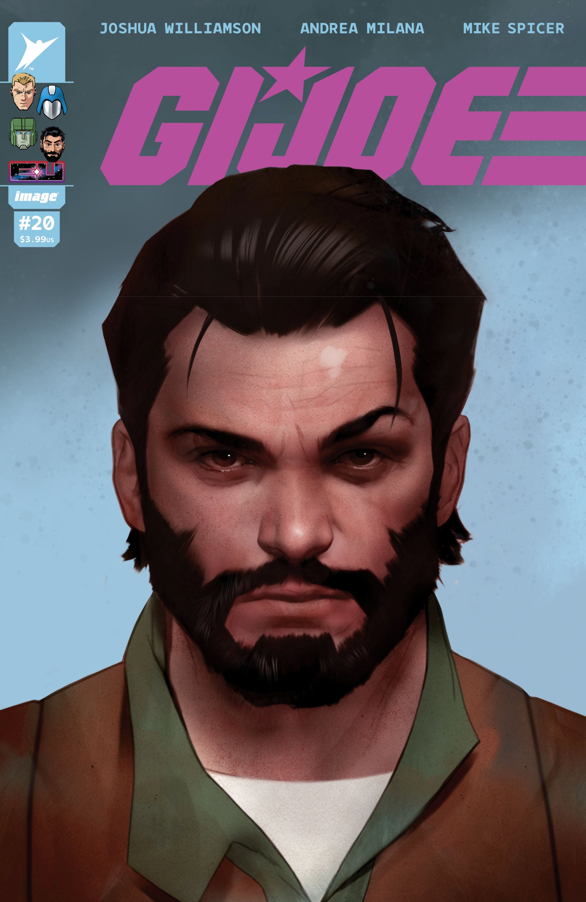 Comic book cover for GI Joe #20, published by Lunar Distribution, featuring artwork by Tom Reilly.