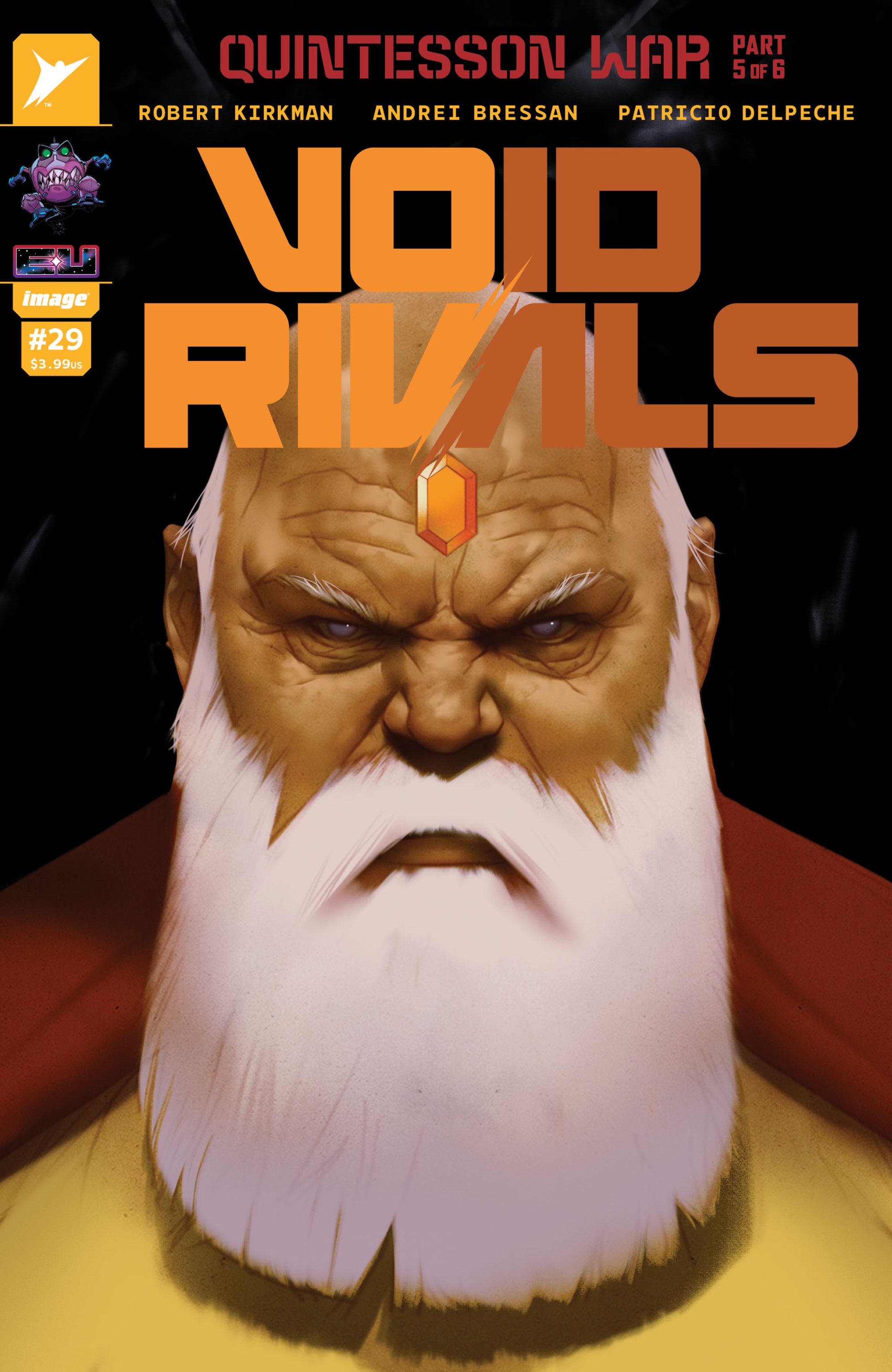 Void Rivals #29 comic book by Lunar Distribution featuring cover art by Lorenzo De Felici, vibrant superhero and sci-fi imagery.
