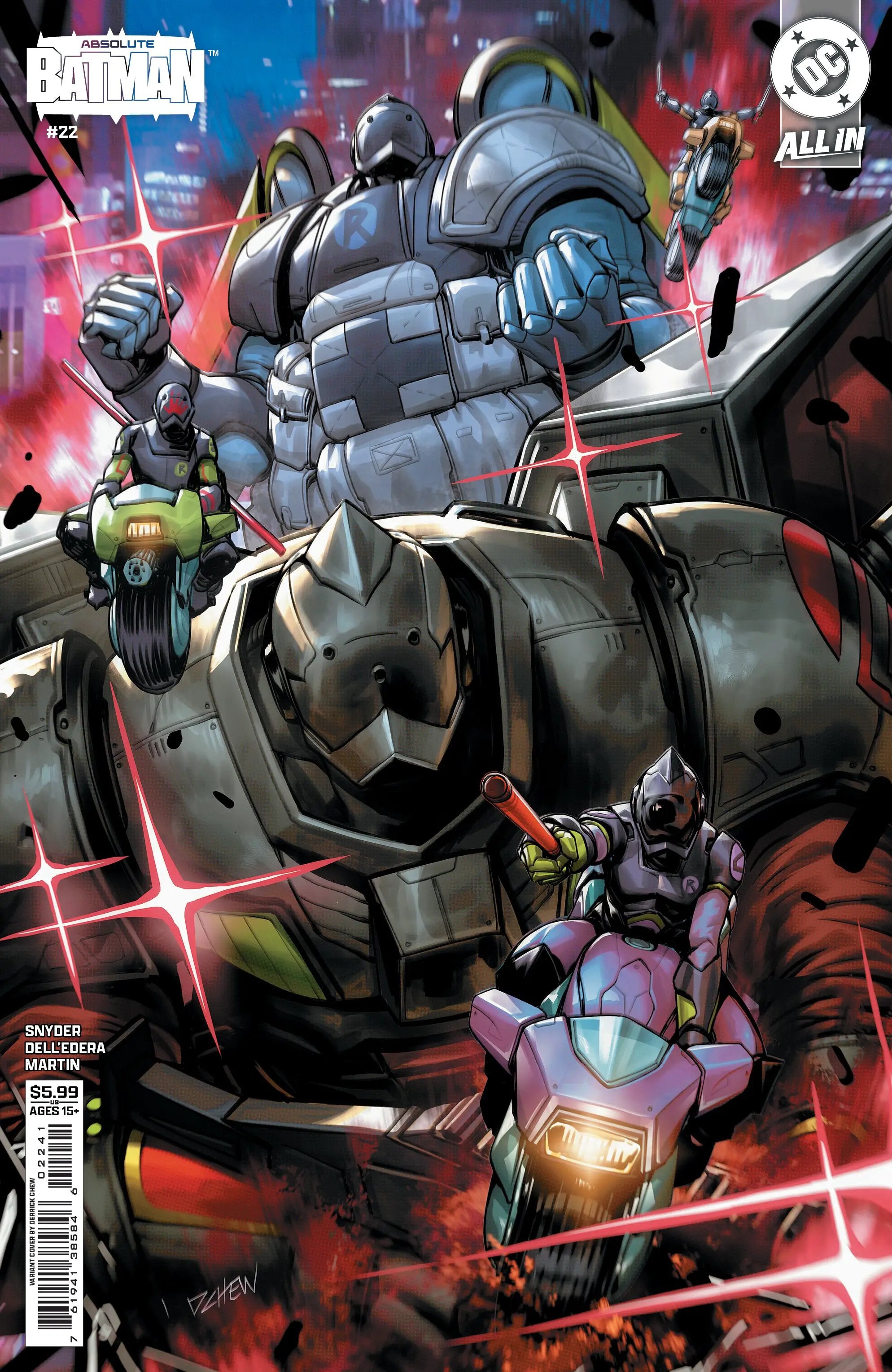 Image of Absolute Batman #22 comic book from Lunar Distribution, featuring Batman on the cover with dynamic artwork.