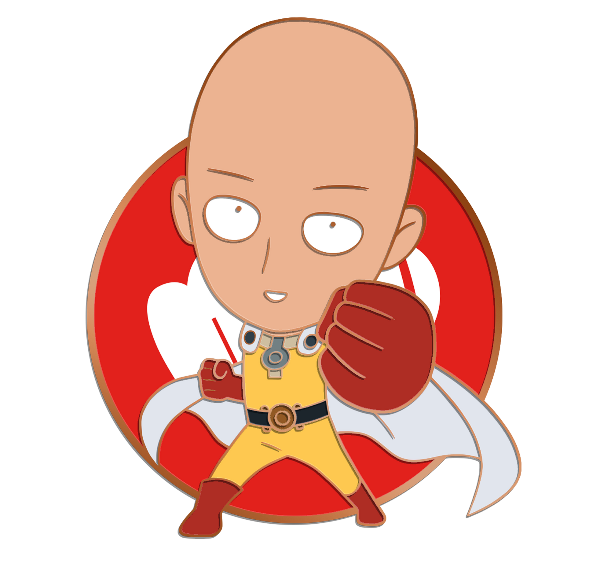 One Punch Man: SD One Punch Pin by THE MIGHTY HOBBY SHOP