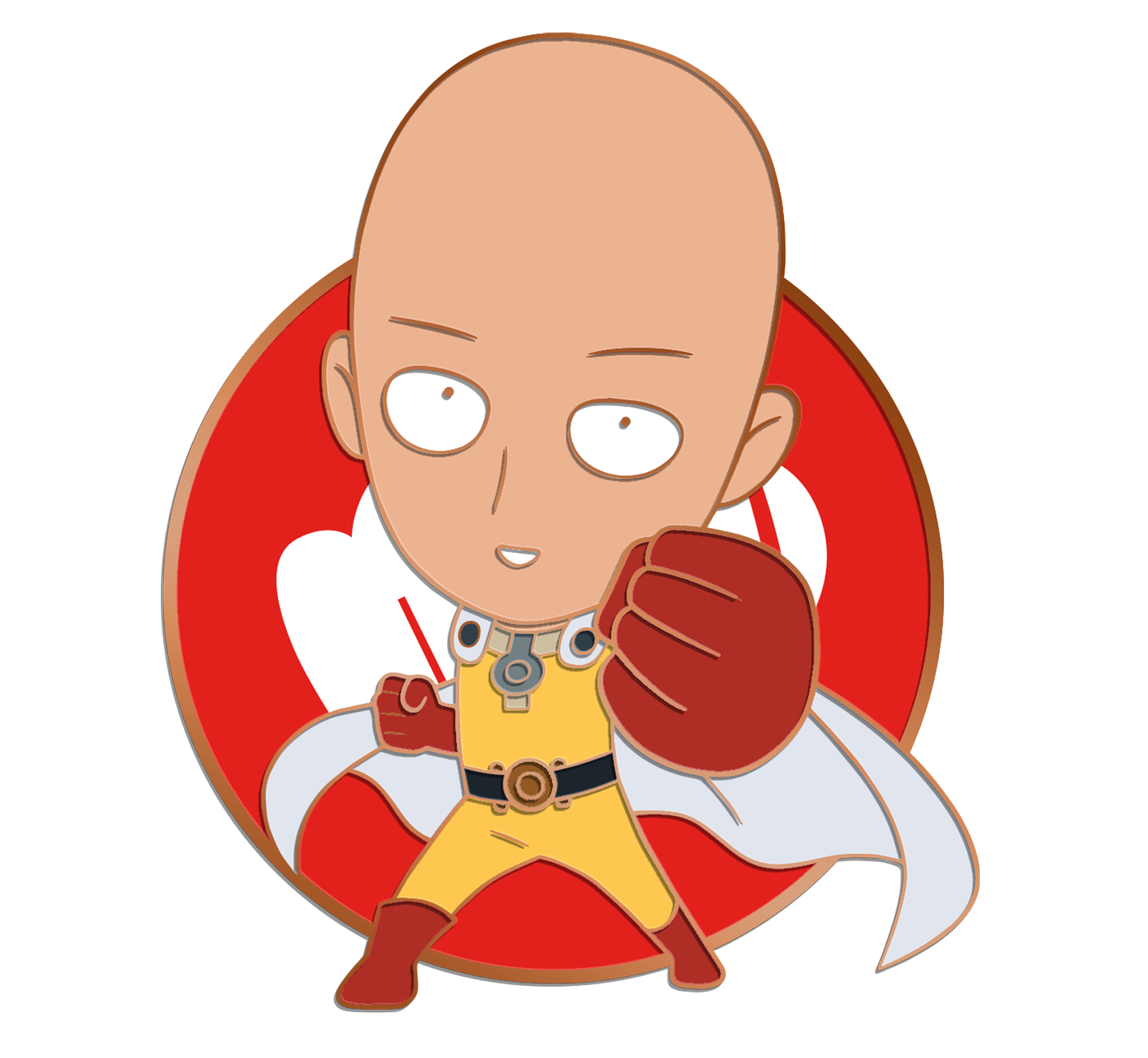 One Punch Man: SD One Punch Pin by THE MIGHTY HOBBY SHOP