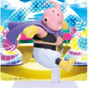 Majin Buu figure from Banpresto Dragon Ball DAIMA series, detailed panel illustration, collectible anime character figure.
