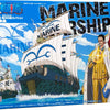 Detailed image of the Bandai Grand Ship Collection #07 Marine Ship model from One Piece, showcasing the intricately designed ship.