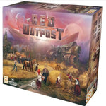 Red Outpost communist worker placement game by Mayday Games featuring game board, pieces, and cards for 2-4 players.