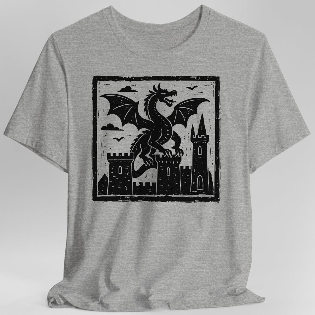 Medieval Woodcut Dragon Shirt