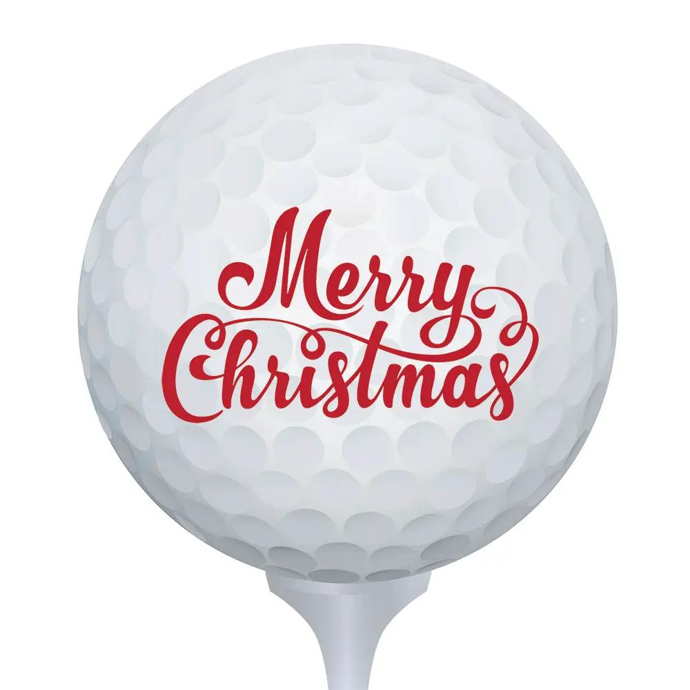 Merry Christmas Golf Ball by B3 Customs