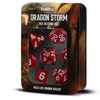 Fanroll Dragon Storm Silicone Dice Set: Red Dragon Scales (7) by THE MIGHTY HOBBY SHOP