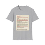 Mom DND Shirt - Funny Stat Block