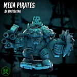 3d Printed Da Pirate Navigatah by Mekka Miniatures by Last Hope Miniatures