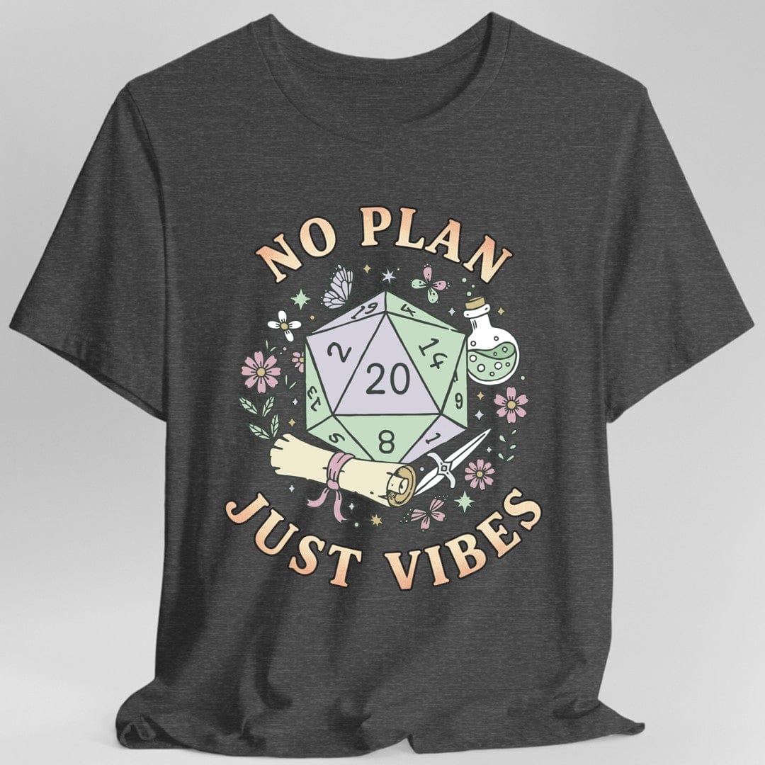 No Plan Just Vibes D&D T-Shirt