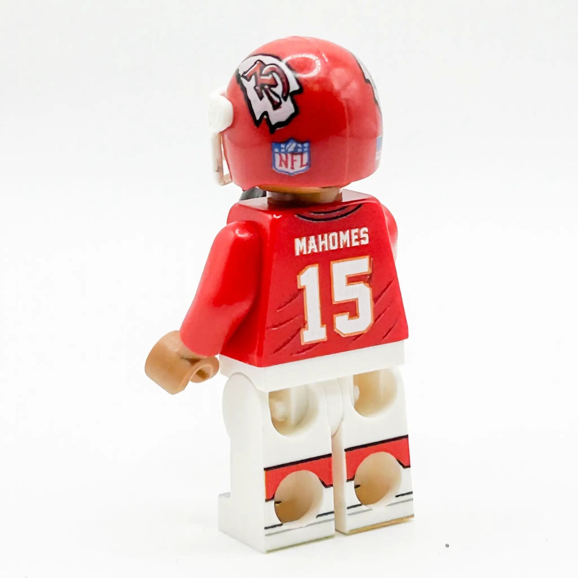 #15 Chiefs Football Player Minifig made using LEGO parts - B3 Customs by B3 Customs