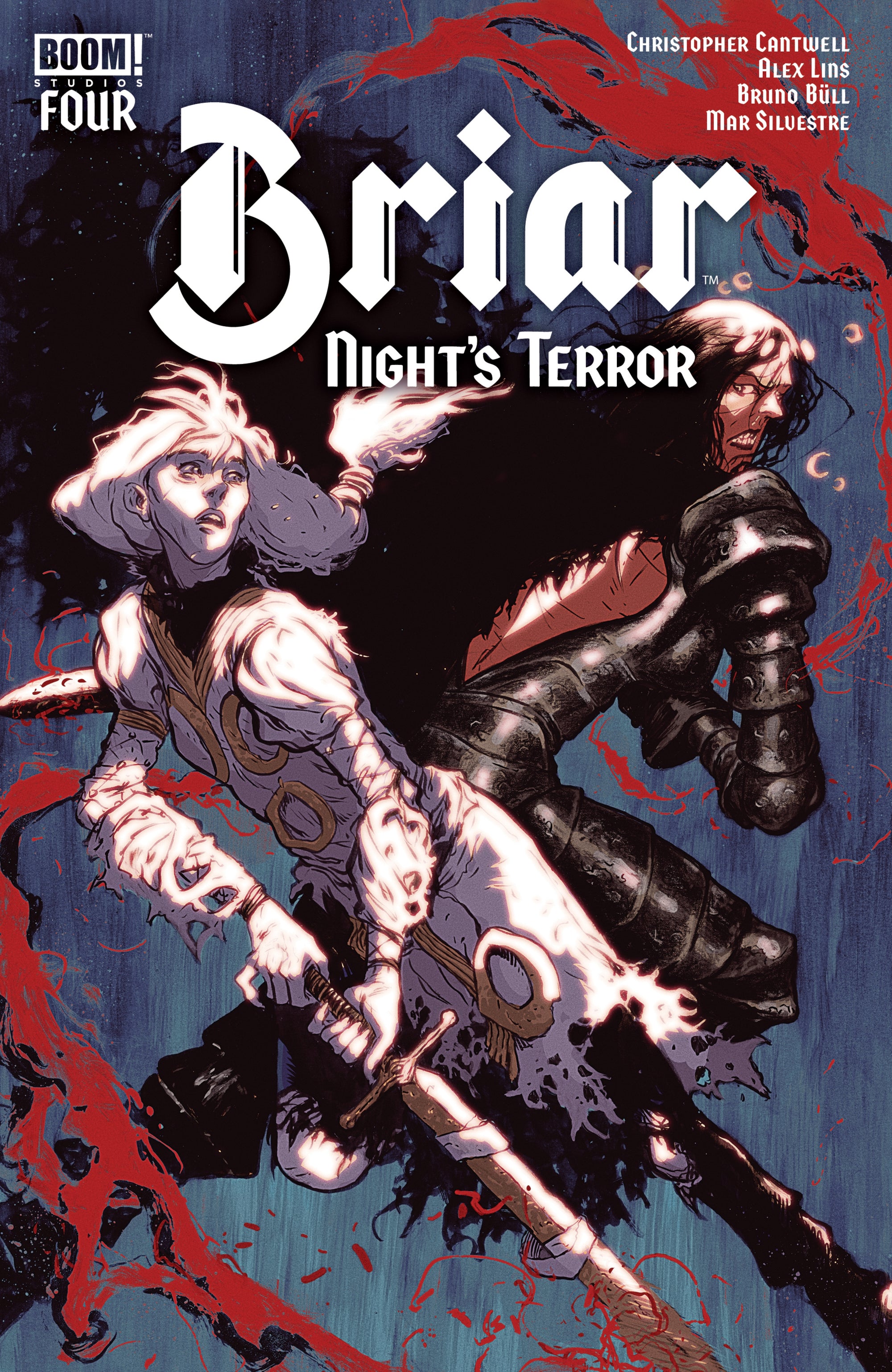 Comic book titled Briar: Night's Terror #4, published by Penguin Random House, featuring dark, illustrated cover art.